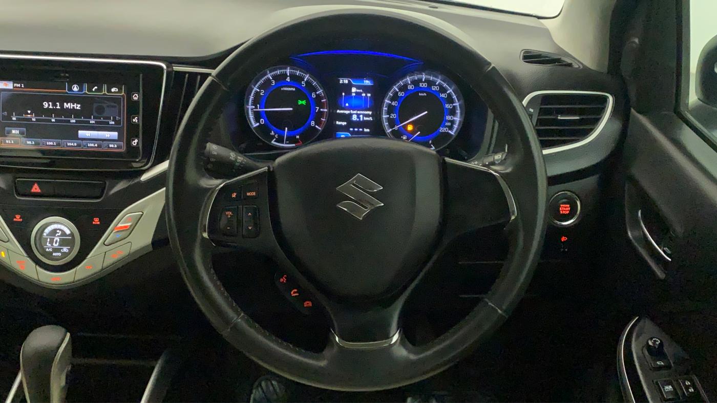 2018 Maruti Baleno ALPHA CVT PETROL 1.2, Petrol, Automatic, 33,378 km, Steering Wheel Close Up