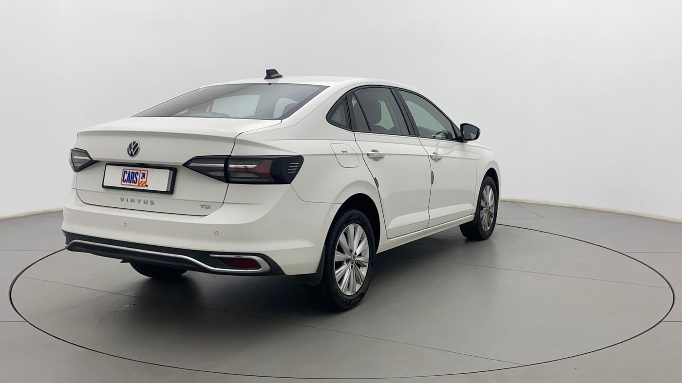 2022 Volkswagen VIRTUS HIGHLINE TSI 1.0 MT, Petrol, Manual, 9,822 km, Right Back Diagonal
