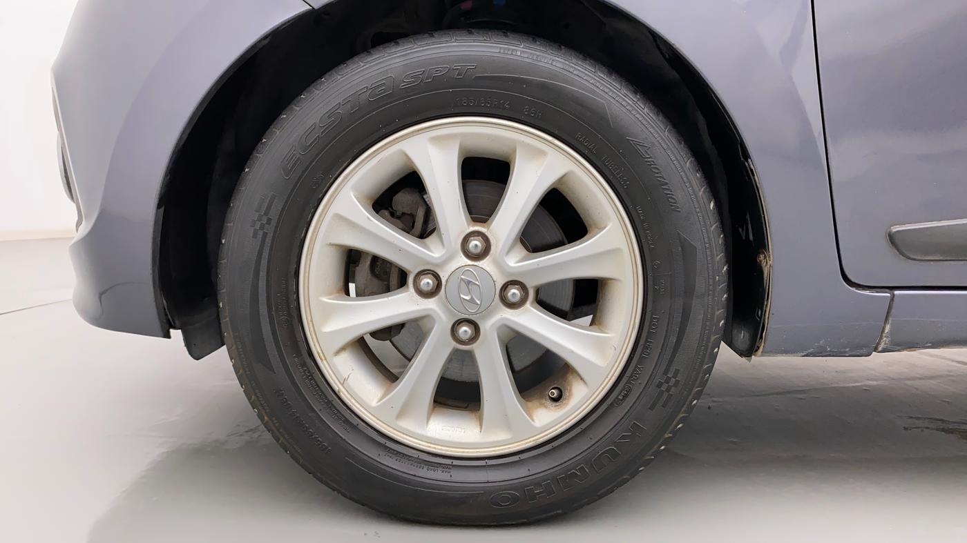 2015 Hyundai Grand i10 ASTA AT 1.2 KAPPA VTVT, Petrol, Automatic, 79,805 km, Left Front Wheel