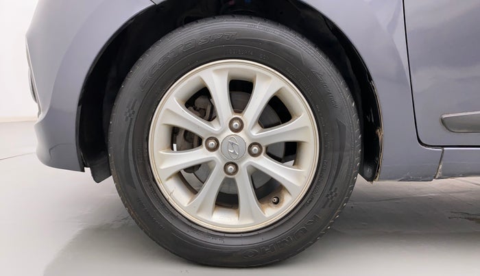 2015 Hyundai Grand i10 ASTA AT 1.2 KAPPA VTVT, Petrol, Automatic, 79,805 km, Left Front Wheel