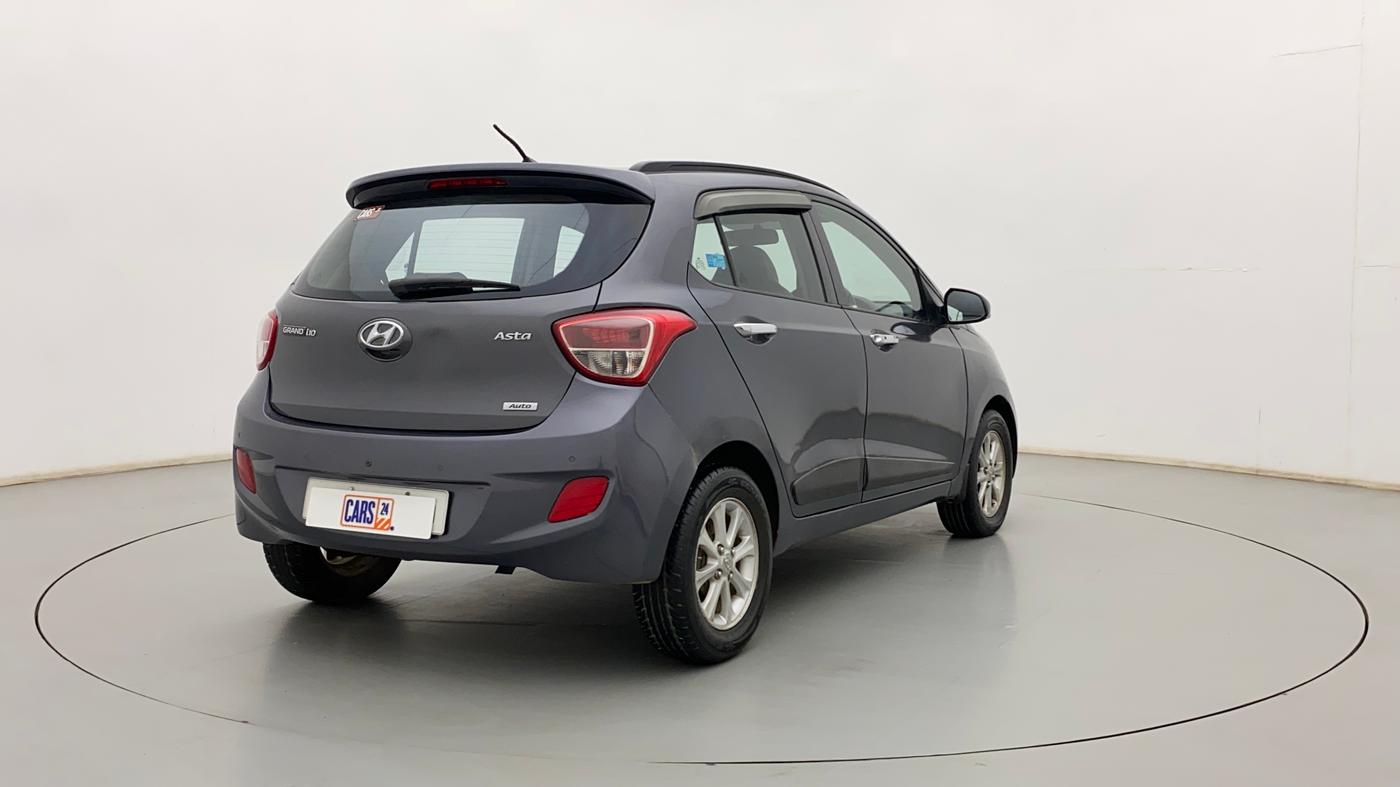 2015 Hyundai Grand i10 ASTA AT 1.2 KAPPA VTVT, Petrol, Automatic, 79,805 km, Right Back Diagonal
