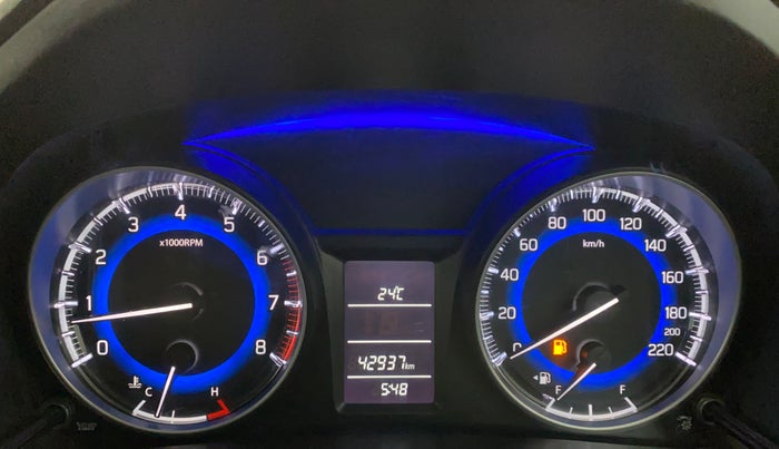 2021 Maruti Baleno DELTA 1.2 K12, Petrol, Manual, 42,966 km, Odometer Image