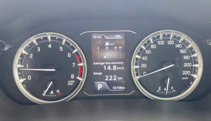 2022 Maruti Grand Vitara ALPHA SMART HYBRID AT, Petrol, Automatic, 52,705 km, Odometer Image