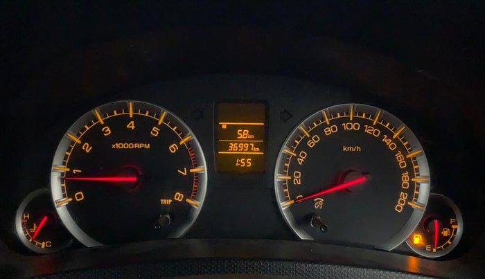 2016 Maruti Swift VXI, Petrol, Manual, 36,997 km, Odometer Image