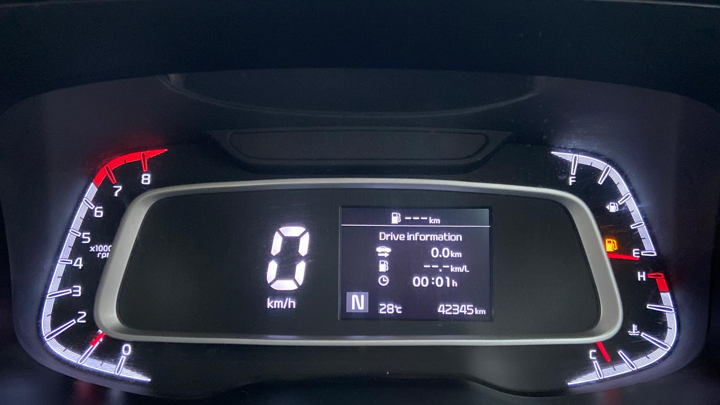 2020 KIA SONET HTX 1.0 IMT, Petrol, Manual, 42,345 km, Odometer Image
