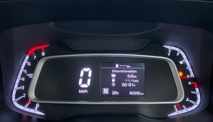 2020 KIA SONET HTX 1.0 IMT, Petrol, Manual, 42,345 km, Odometer Image