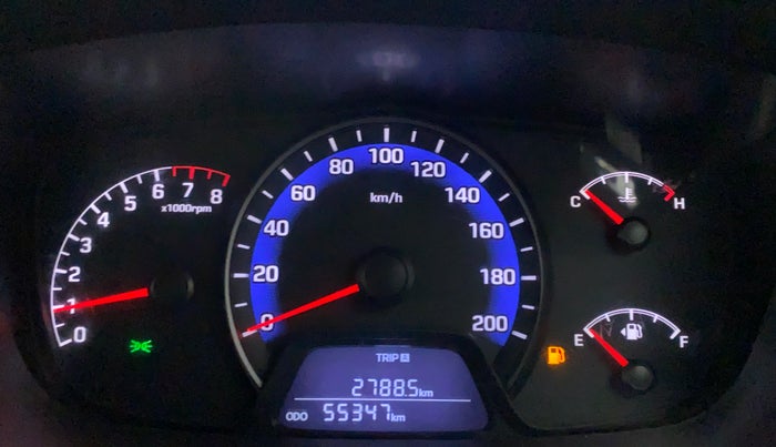 2017 Hyundai Xcent S 1.2, Petrol, Manual, 55,347 km, Odometer Image