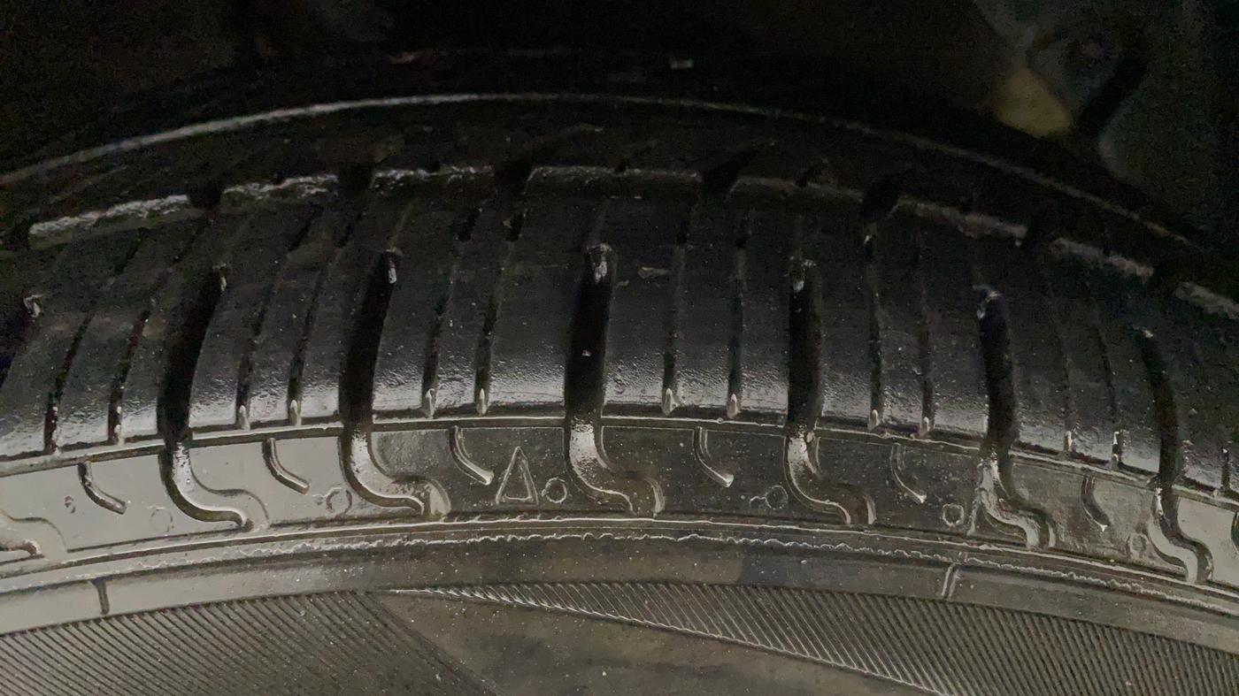 2017 Hyundai Xcent S 1.2, Petrol, Manual, 55,347 km, Left Rear Tyre Tread