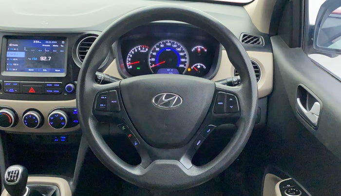 2019 Hyundai Grand i10 SPORTZ 1.2 KAPPA VTVT, Petrol, Manual, 39,040 km, Steering Wheel Close Up