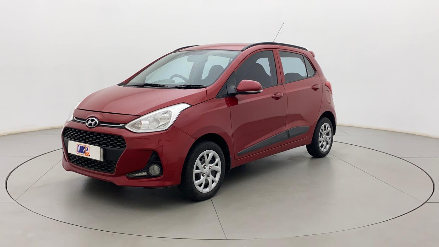 2019 Hyundai Grand i10 SPORTZ 1.2 KAPPA VTVT, Petrol, Manual, 39,040 km, Left Front Diagonal