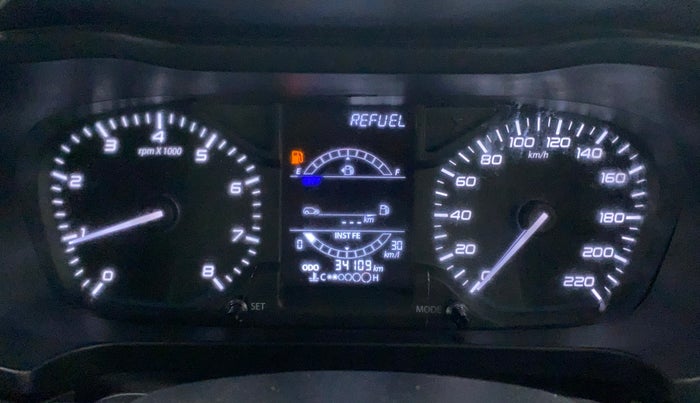 2021 Tata ALTROZ XZ PETROL, Petrol, Manual, 34,162 km, Odometer Image