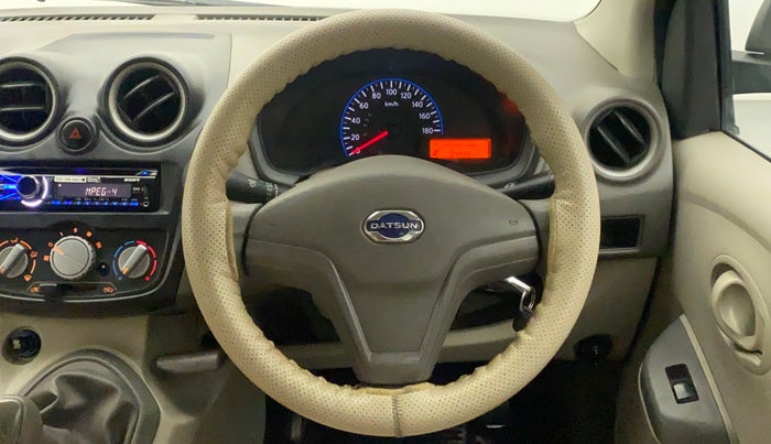 2015 Datsun Go Plus T, Petrol, Manual, 34,932 km, Steering Wheel Close Up