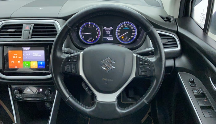2020 Maruti S Cross ALPHA 1.5 SMART HYBRID, Petrol, Manual, 48,033 km, Steering Wheel Close Up