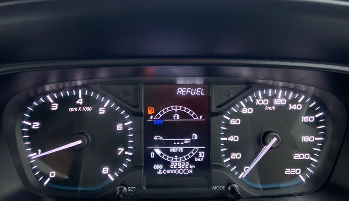 2022 Tata PUNCH ACCOMPLISHED DAZZLE PACK MT, Petrol, Manual, 22,921 km, Odometer Image