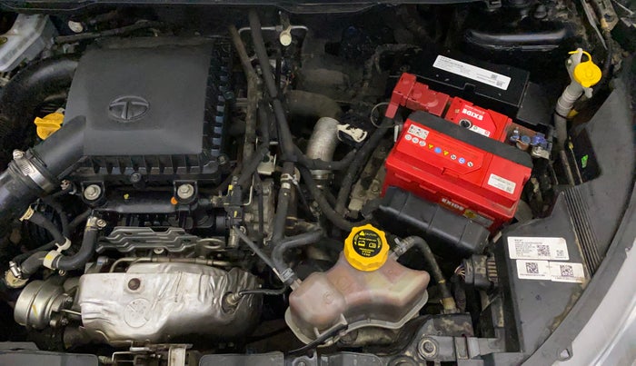 2021 Tata NEXON XZ PLUS PETROL DARK EDITION, Petrol, Manual, 53,368 km, Engine View - Left