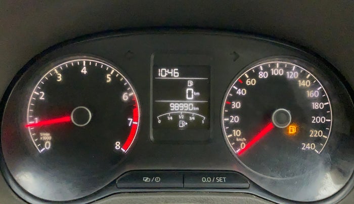 2015 Volkswagen Vento HIGHLINE 1.6 MPI, Petrol, Manual, 99,284 km, Odometer Image