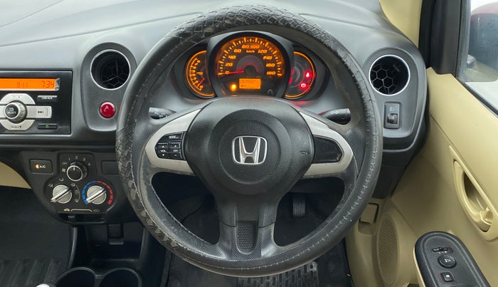 2014 Honda Amaze 1.2L I-VTEC S, Petrol, Manual, 69,560 km, Steering Wheel Close Up