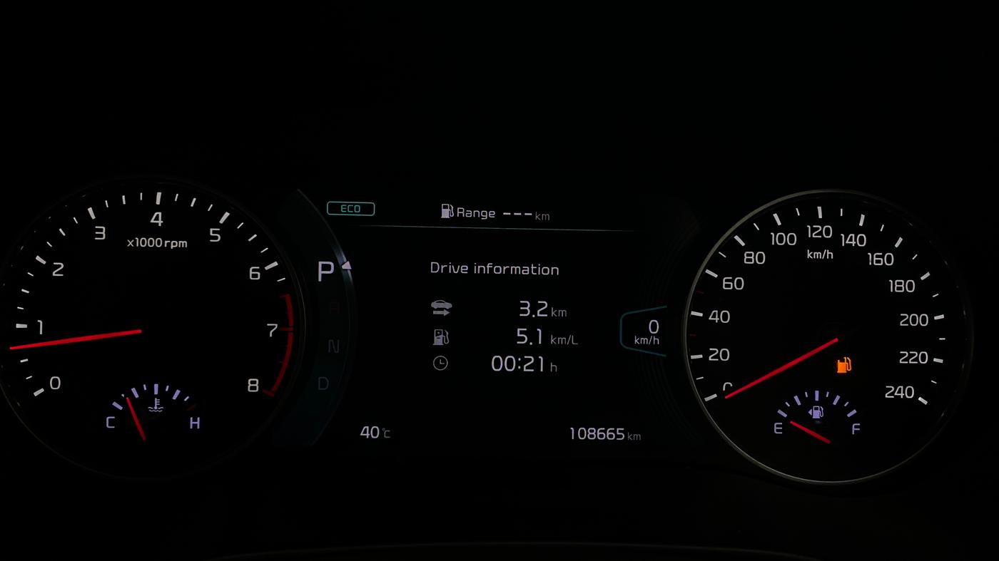 2020 KIA SELTOS GTX PLUS DCT 1.4 PETROL, Petrol, Automatic, 1,08,662 km, Odometer Image