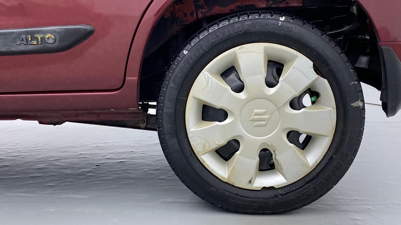 2011 Maruti Alto K10 VXI P, Petrol, Manual, 37,833 km, Left Rear Wheel
