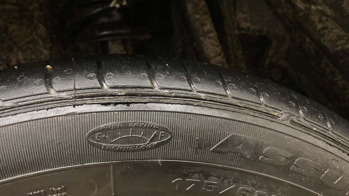 2022 Tata Tiago XZA PLUS PETROL, Petrol, Automatic, 62,477 km, Left Rear Tyre Tread