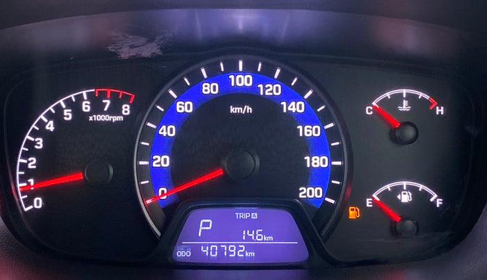 2015 Hyundai Xcent SX 1.2 (O), Petrol, Manual, 40,791 km, Odometer Image