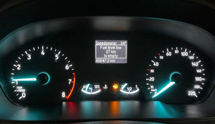 2019 Ford Ecosport TREND 1.5L PETROL, Petrol, Manual, 80,100 km, Odometer Image