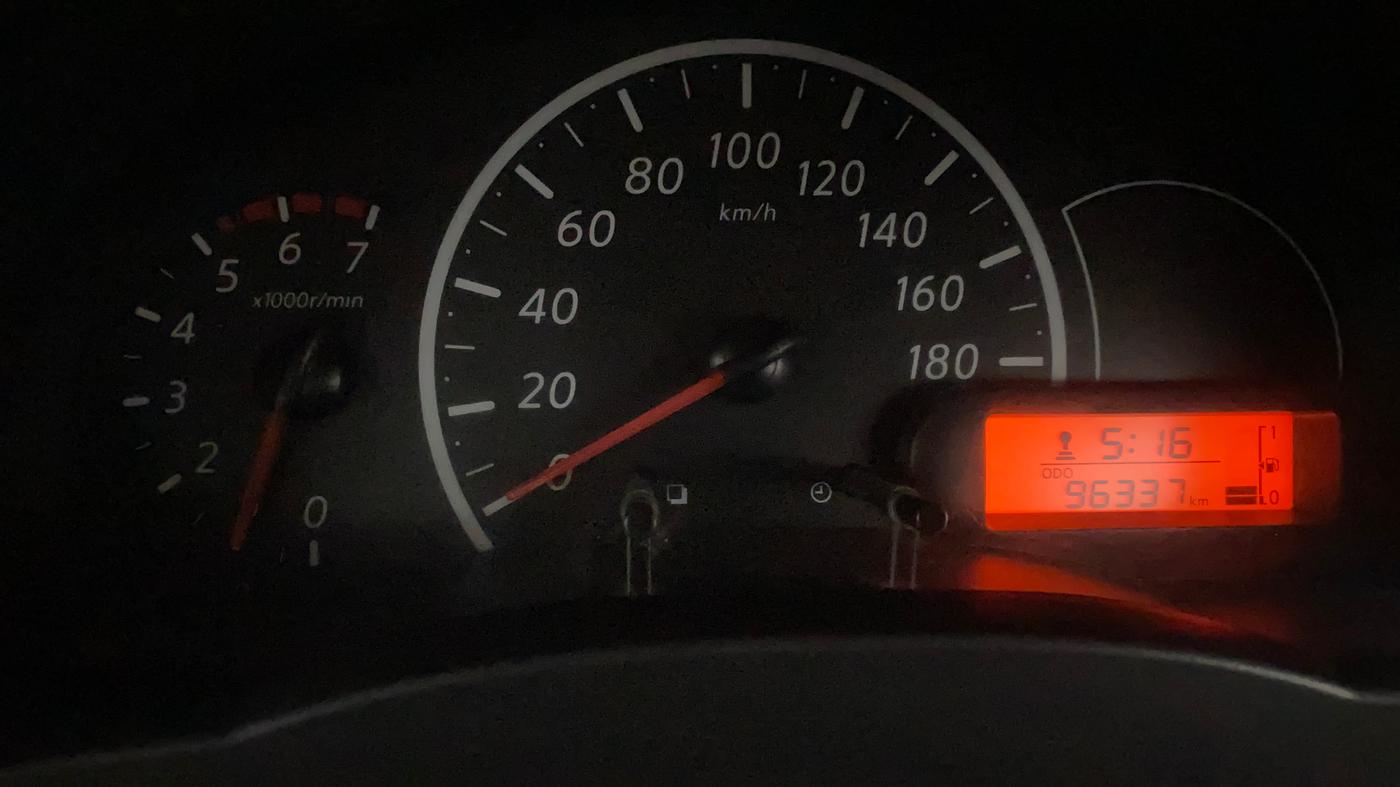 2015 Nissan Micra Active XV, Petrol, Manual, 96,294 km, Odometer Image