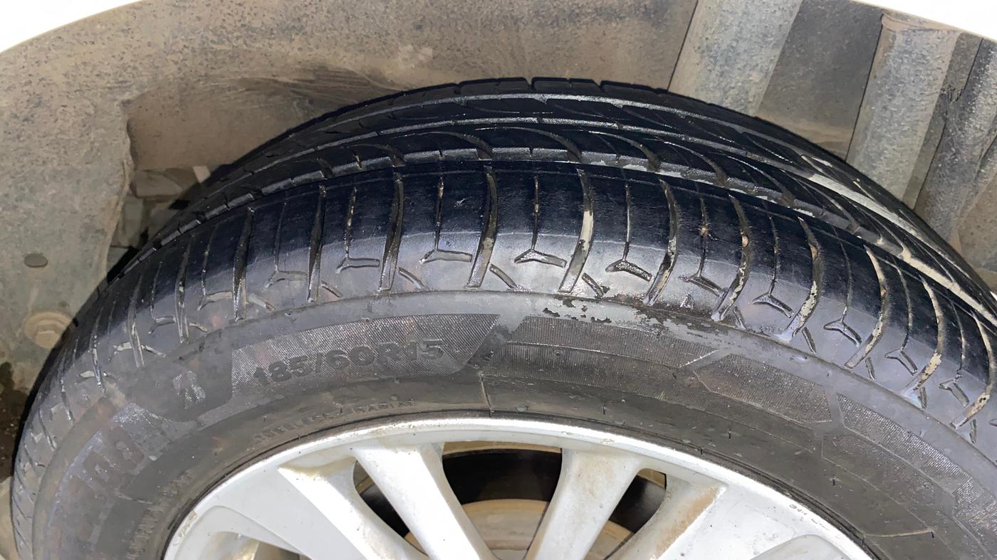2018 Toyota YARIS V MT, Petrol, Manual, 36,089 km, Left Rear Tyre Tread
