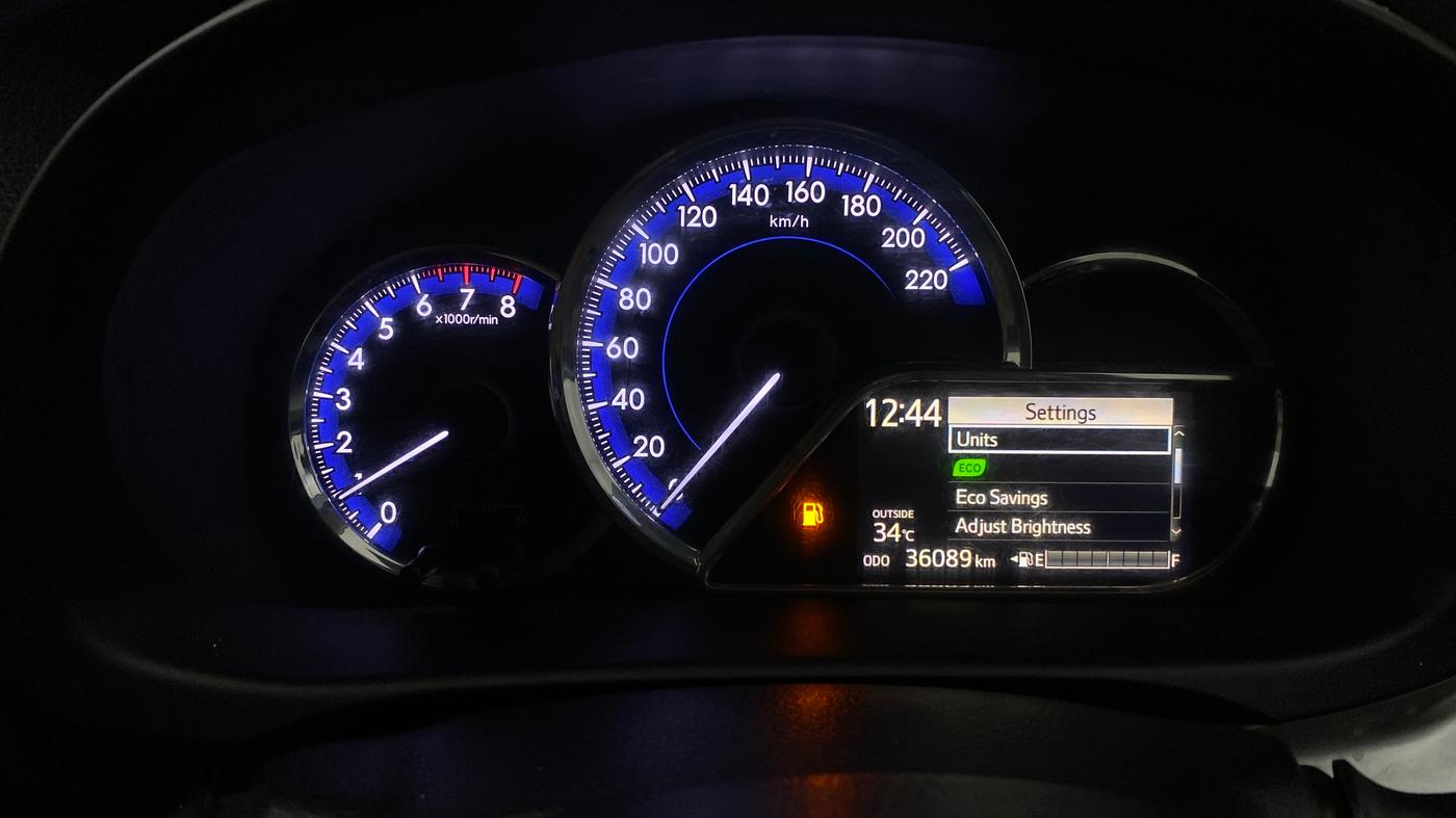 2018 Toyota YARIS V MT, Petrol, Manual, 36,089 km, Odometer Image