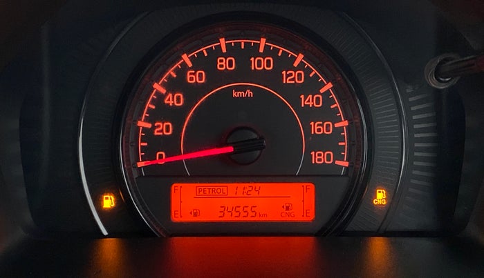 2019 Maruti New Wagon-R LXI CNG 1.0 L, CNG, Manual, 34,587 km, Odometer Image