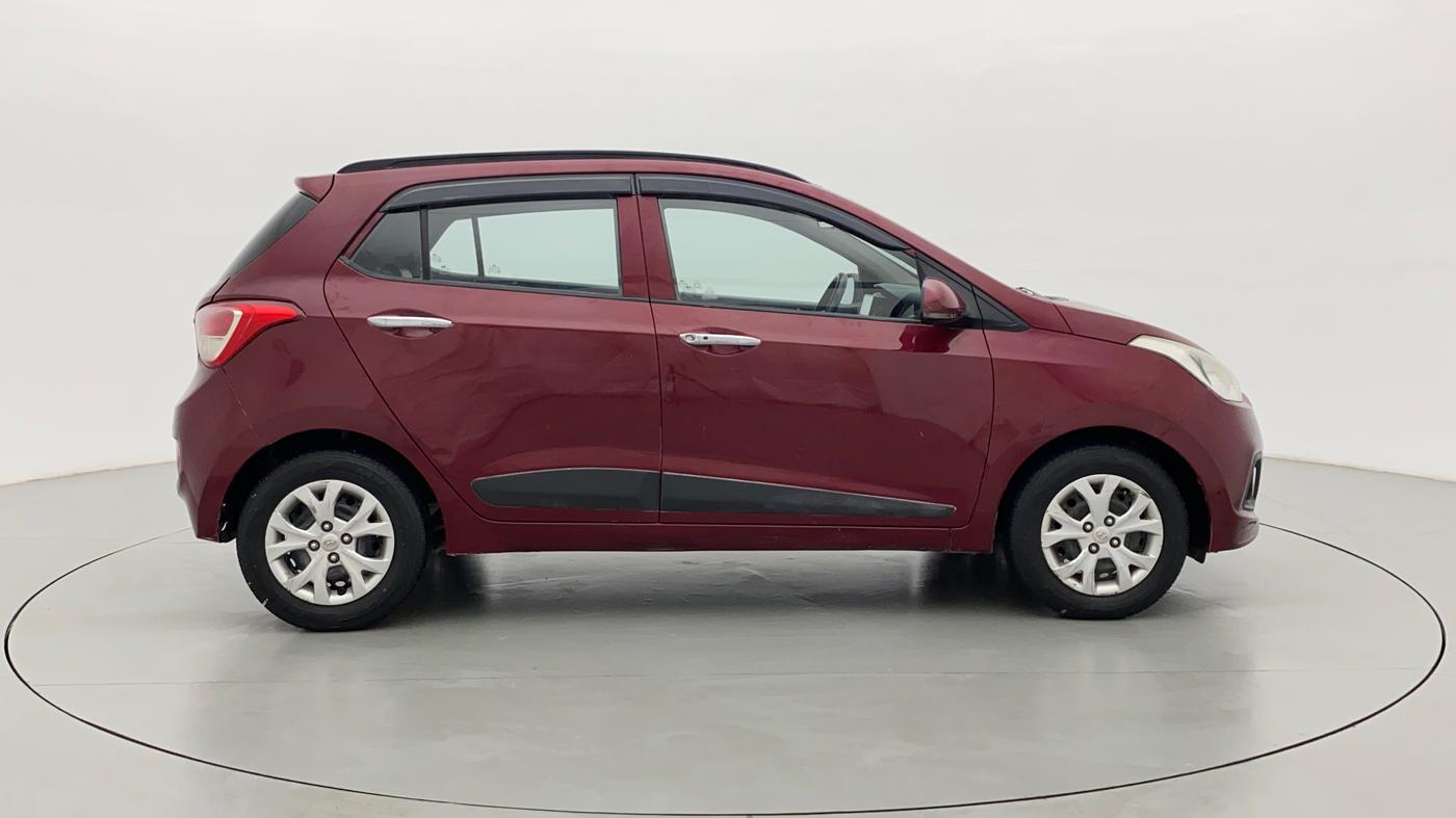 2014 Hyundai Grand i10 SPORTZ 1.2 KAPPA VTVT, Petrol, Manual, 70,563 km, Right Side View