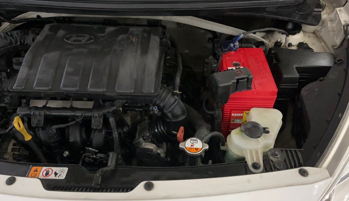 2017 Hyundai Grand i10 SPORTZ (O) AT 1.2 KAPPA VTVT, Petrol, Automatic, 38,356 km, Engine View - Left