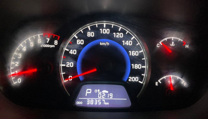 2017 Hyundai Grand i10 SPORTZ (O) AT 1.2 KAPPA VTVT, Petrol, Automatic, 38,356 km, Odometer Image