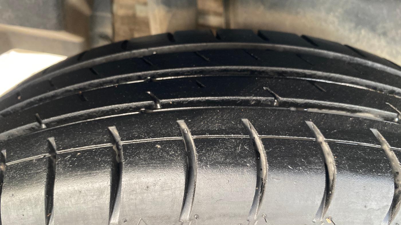 2022 Maruti Dzire VXI CNG, CNG, Manual, 77,499 km, Right Rear Tyre Tread