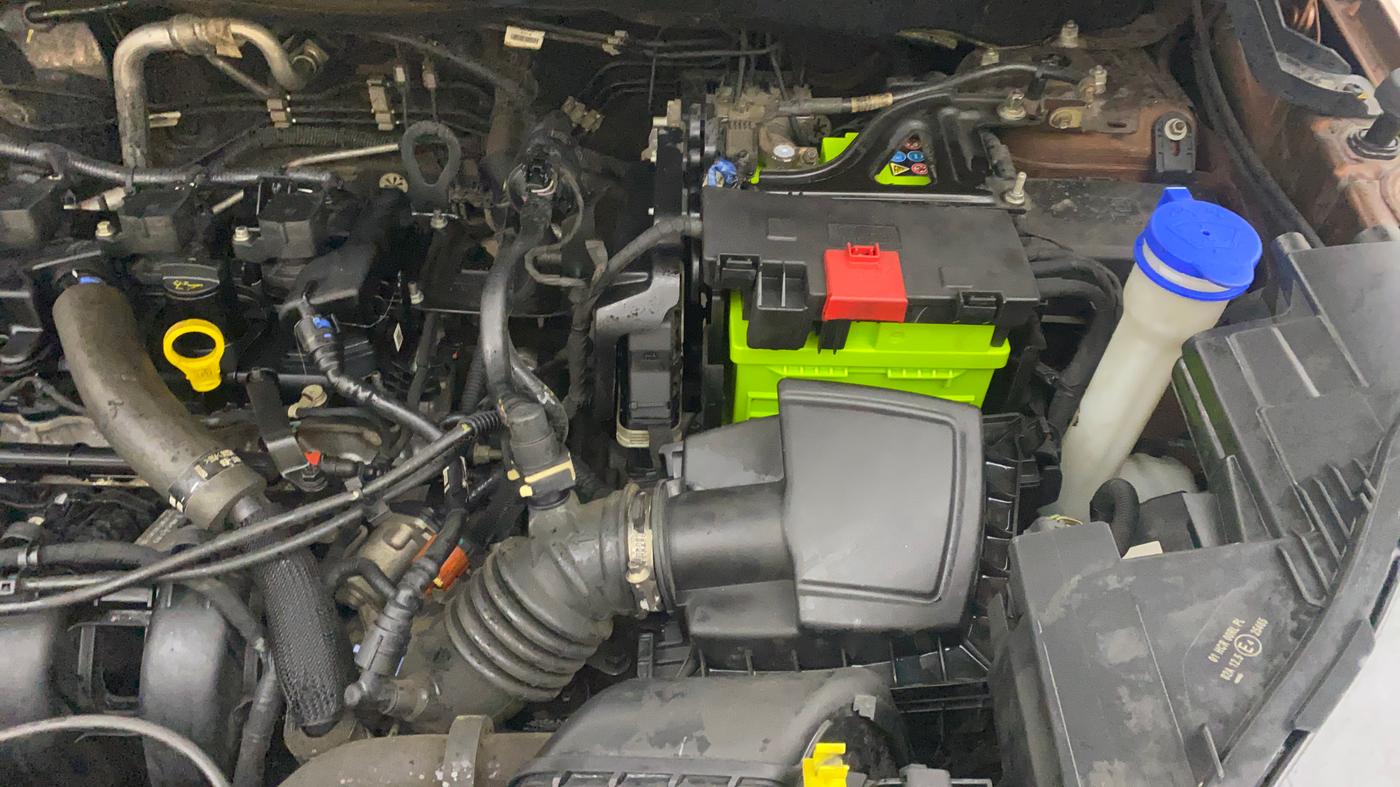 2019 Ford Ecosport TITANIUM + 1.5L PETROL AT, Petrol, Automatic, 37,556 km, Engine View - Left