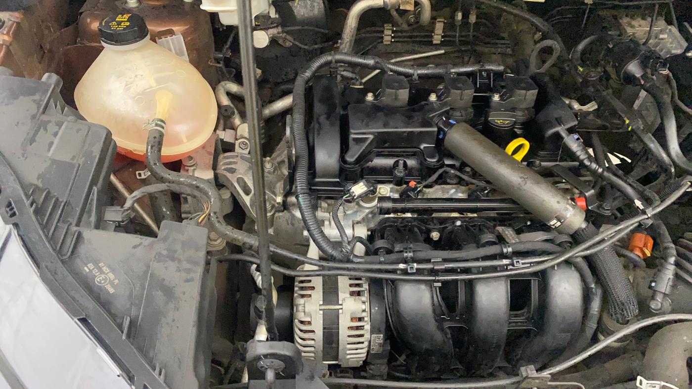 2019 Ford Ecosport TITANIUM + 1.5L PETROL AT, Petrol, Automatic, 37,556 km, Engine View - Right
