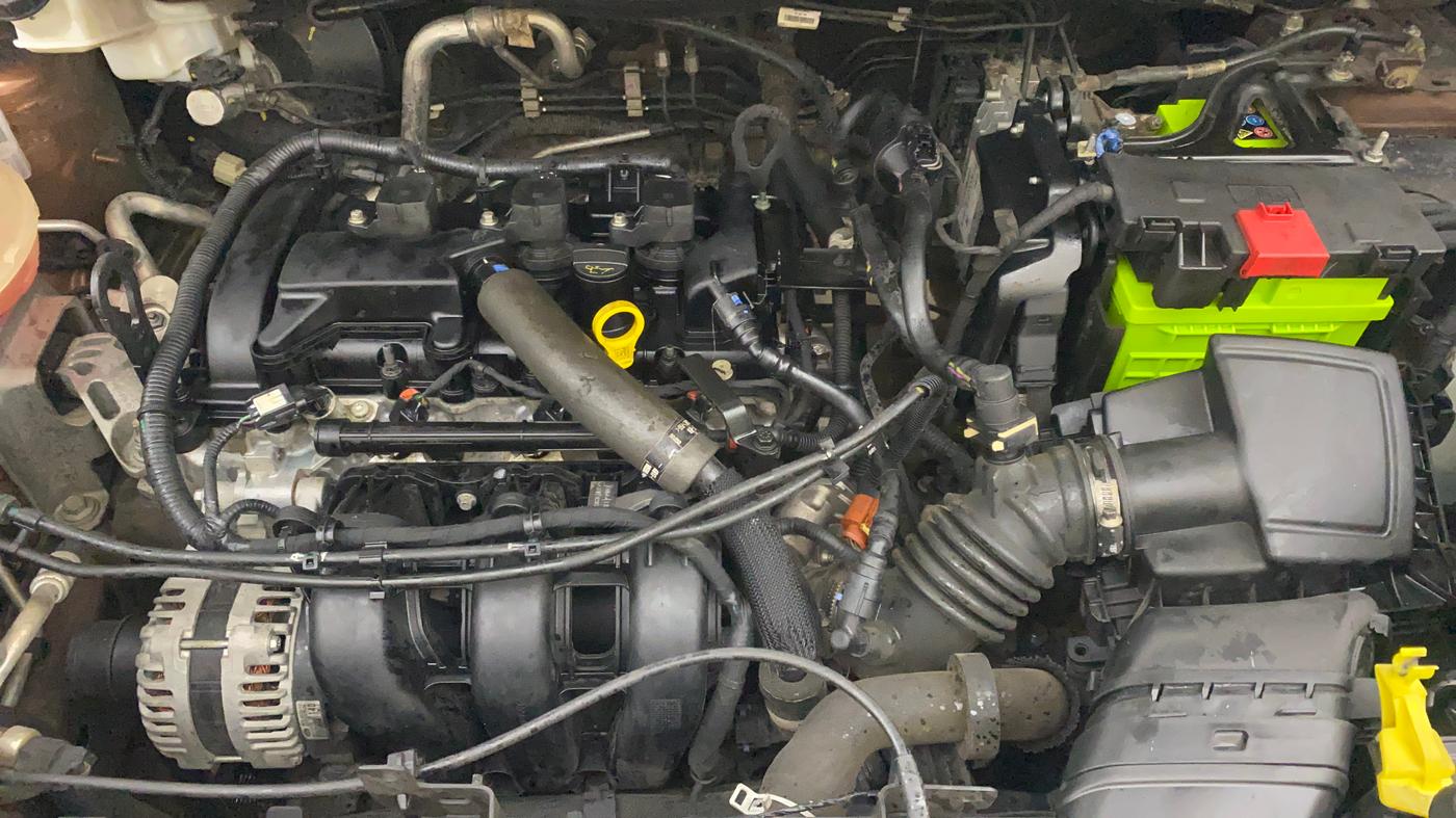 2019 Ford Ecosport TITANIUM + 1.5L PETROL AT, Petrol, Automatic, 37,556 km, Engine View