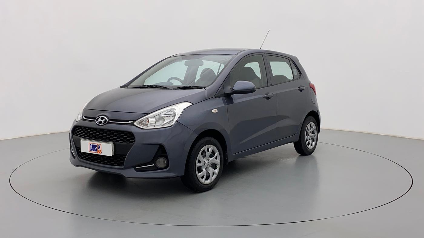 2017 Hyundai Grand i10 SPORTZ 1.2 KAPPA VTVT, Petrol, Manual, 96,786 km, Left Front Diagonal
