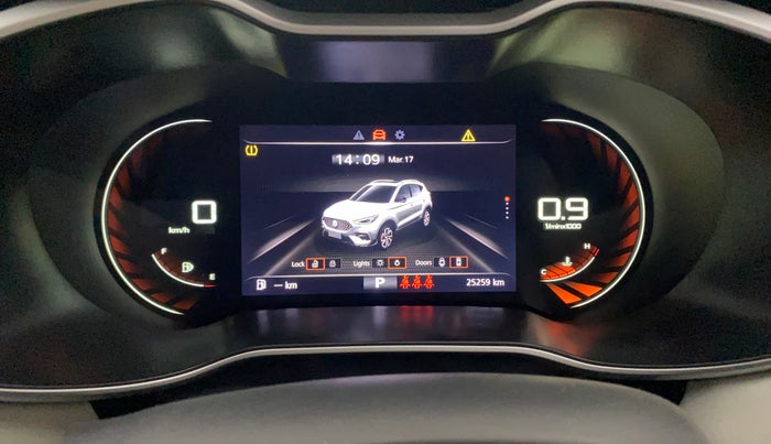 2023 MG ASTOR SHARP 1.5 CVT, Petrol, Automatic, 25,258 km, Odometer Image