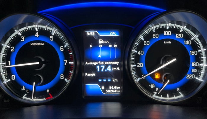 2020 Maruti Baleno ZETA PETROL 1.2, Petrol, Manual, 58,198 km, Odometer Image