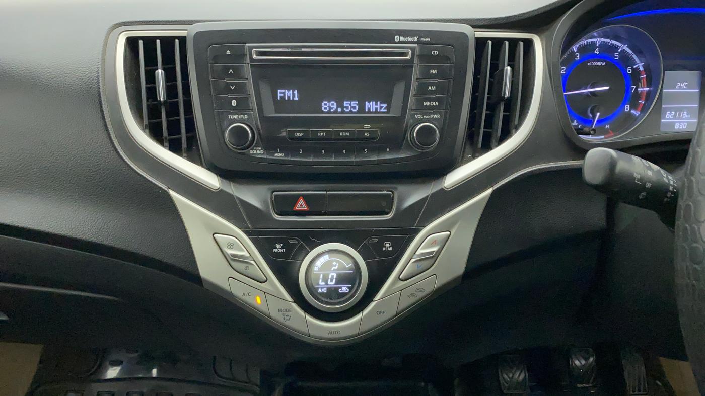 2017 Maruti Baleno DELTA PETROL 1.2, Petrol, Manual, 62,113 km, Air Conditioner