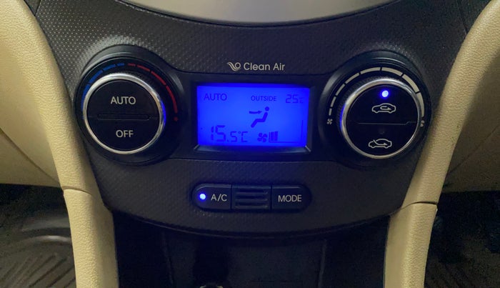 2013 Hyundai Verna FLUIDIC 1.6 VTVT SX, Petrol, Manual, 61,597 km, Automatic Climate Control