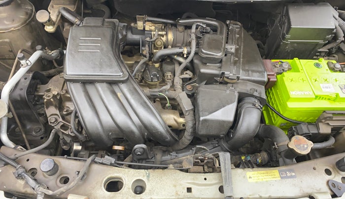 2013 Nissan Micra XV CVT, Petrol, Automatic, 1,26,898 km, Engine View