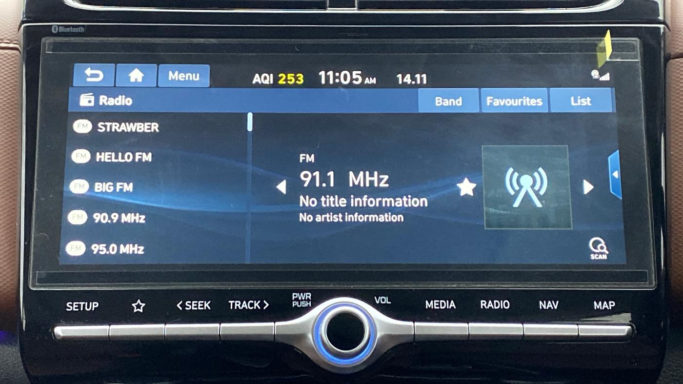 2021 Hyundai ALCAZAR PLATINUM (O) 6STR 2.0 AT, Petrol, Automatic, 4,034 km, Infotainment System