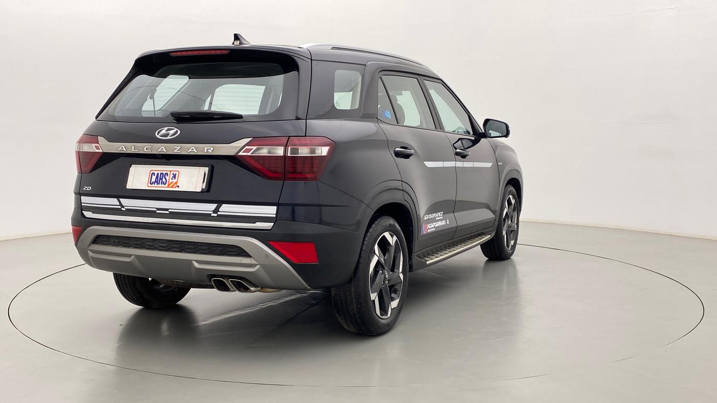 2021 Hyundai ALCAZAR PLATINUM (O) 6STR 2.0 AT, Petrol, Automatic, 4,034 km, Right Back Diagonal