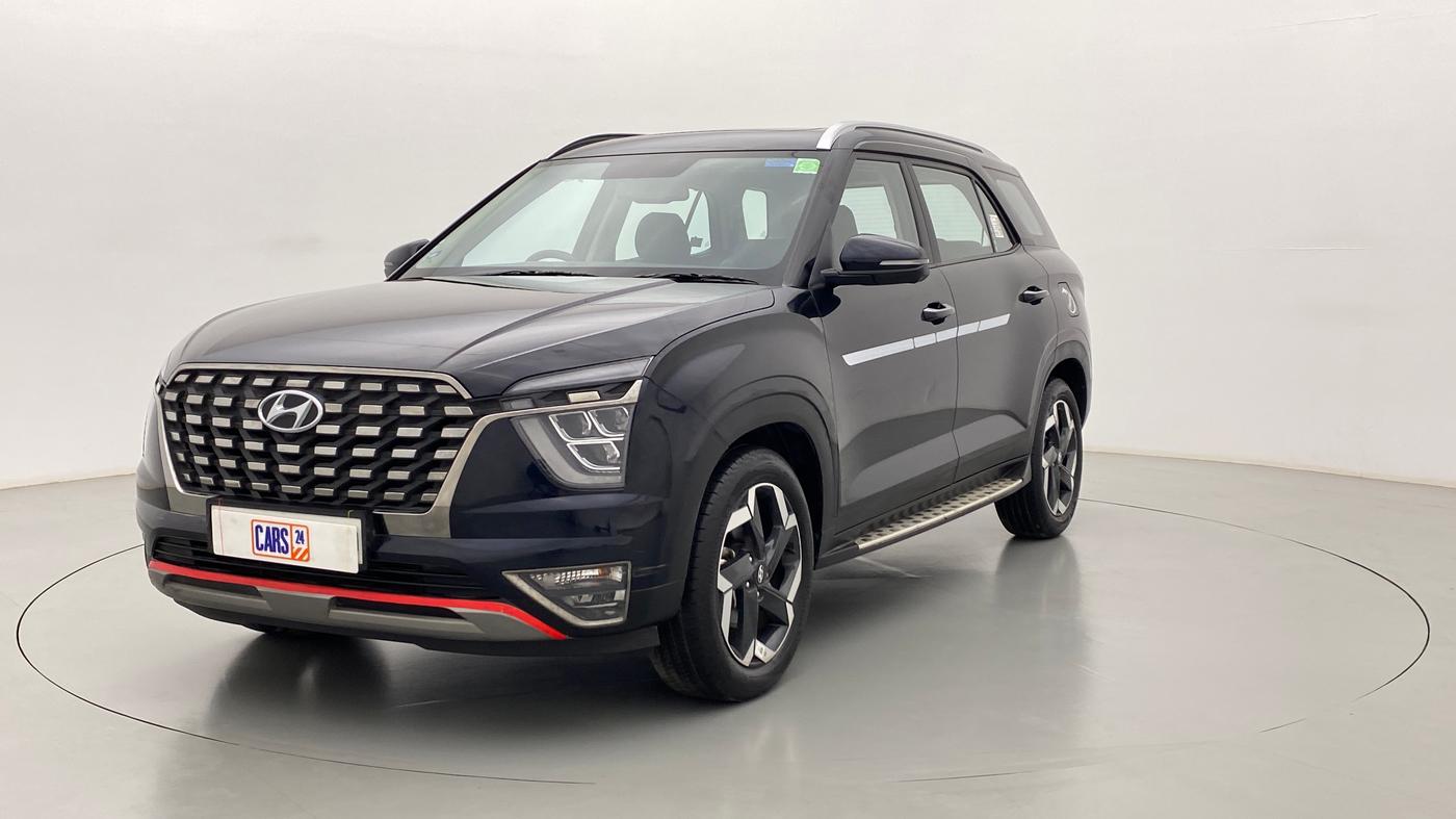 2021 Hyundai ALCAZAR PLATINUM (O) 6STR 2.0 AT, Petrol, Automatic, 4,034 km, Left Front Diagonal