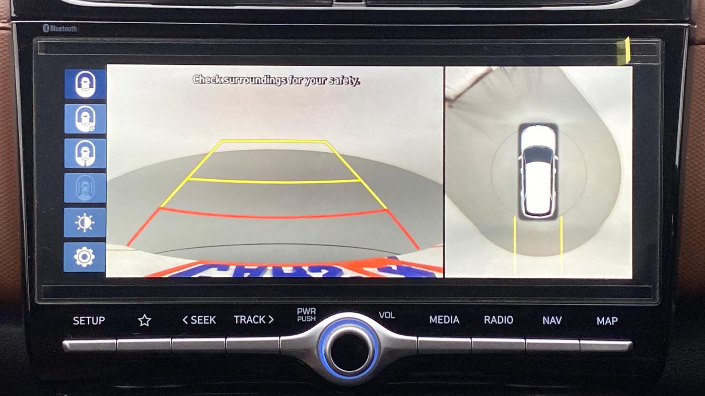 2021 Hyundai ALCAZAR PLATINUM (O) 6STR 2.0 AT, Petrol, Automatic, 4,034 km, Parking Camera
