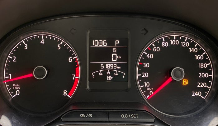 2016 Volkswagen Vento HIGHLINE PETROL AT, Petrol, Automatic, 51,899 km, Odometer Image