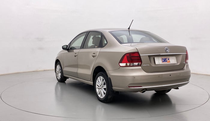2016 Volkswagen Vento HIGHLINE PETROL AT, Petrol, Automatic, 51,899 km, Left Back Diagonal