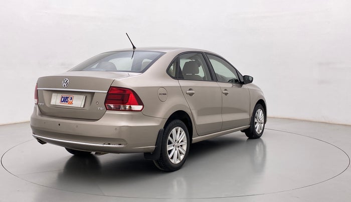 2016 Volkswagen Vento HIGHLINE PETROL AT, Petrol, Automatic, 51,899 km, Right Back Diagonal